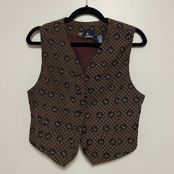 Vintage Lizsport Equestrian Vest - Picture 1 of 8